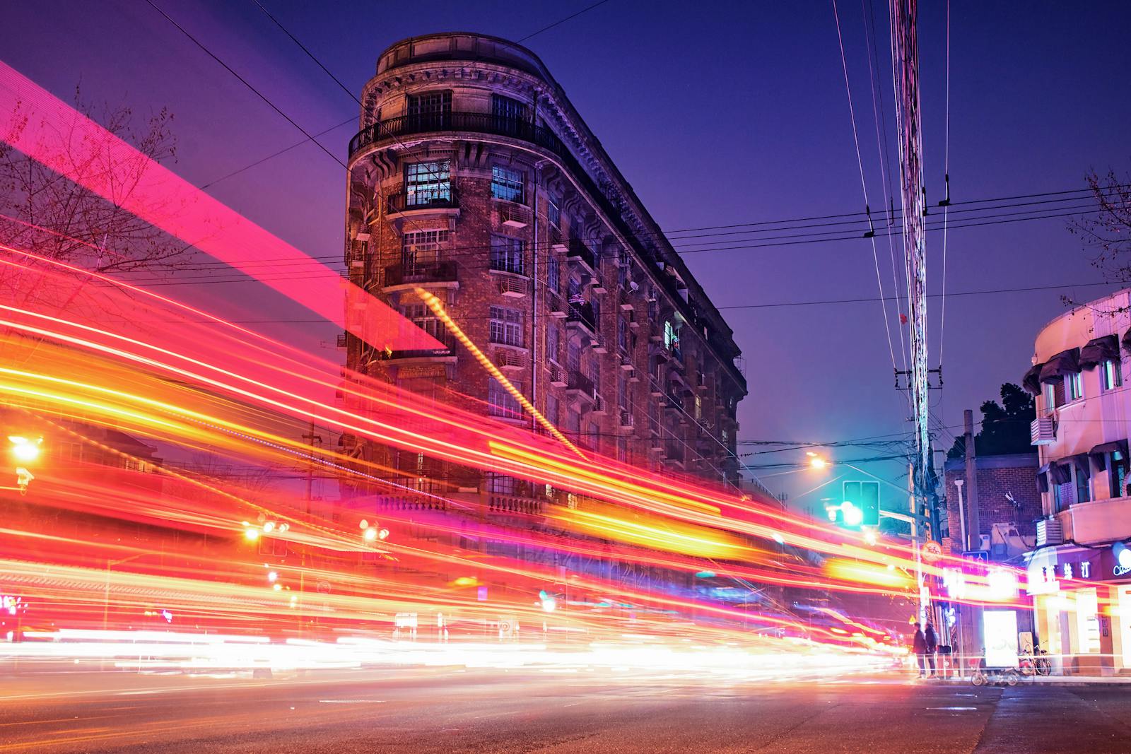 Time-lapse Photography of Brown Concrete Building