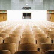 empty chairs in theater